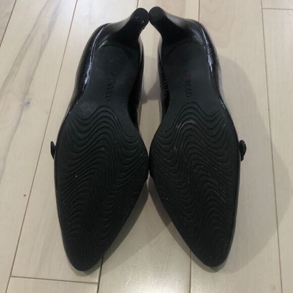 Ecco Women's Mary Jane Adjustable Buckle Pointed Toe Heels Black Size 40 - Picture 5 of 5